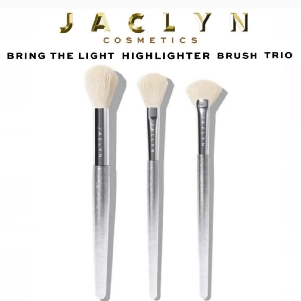 Jaclyn Cosmetics [Bring The Light] Highlighter Brush‎ Trio